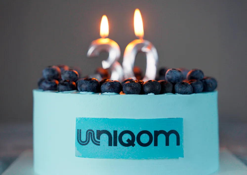 Открытка Юником 30 лет 5